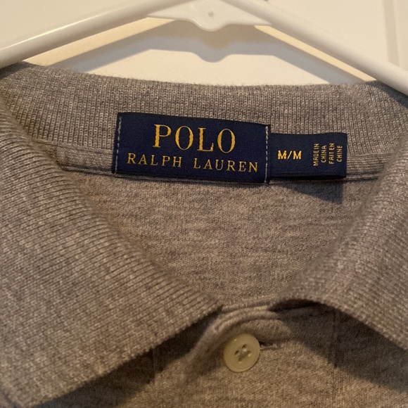 Mens Grey polo by Ralph Lauren - Picture 2 of 2